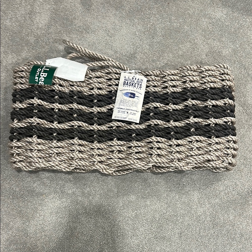 Black and Gray Woven Basket